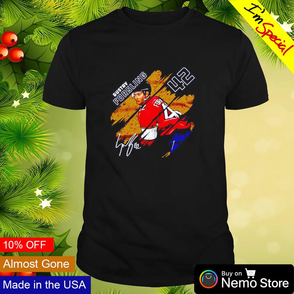 Gustav Forsling Florida Panthers stripes - Adult & Kids T-Shirts, Sweatshirts & Hoodies apparel design preview 1