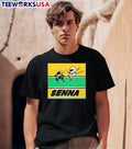 Senna Formula One Race Car Driver - Adult & Kids T-Shirts, Sweatshirts & Hoodies apparel design preview 1