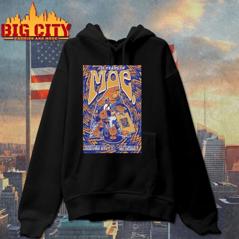 Moe. Hartford Live Sept 4 2025 Show Poster - Adult & Kids T-Shirts, Sweatshirts & Hoodies apparel design preview 2