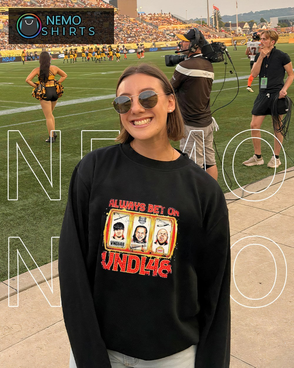Always bet on VNDL48 - Adult & Kids T-Shirts, Sweatshirts & Hoodies apparel design preview 4