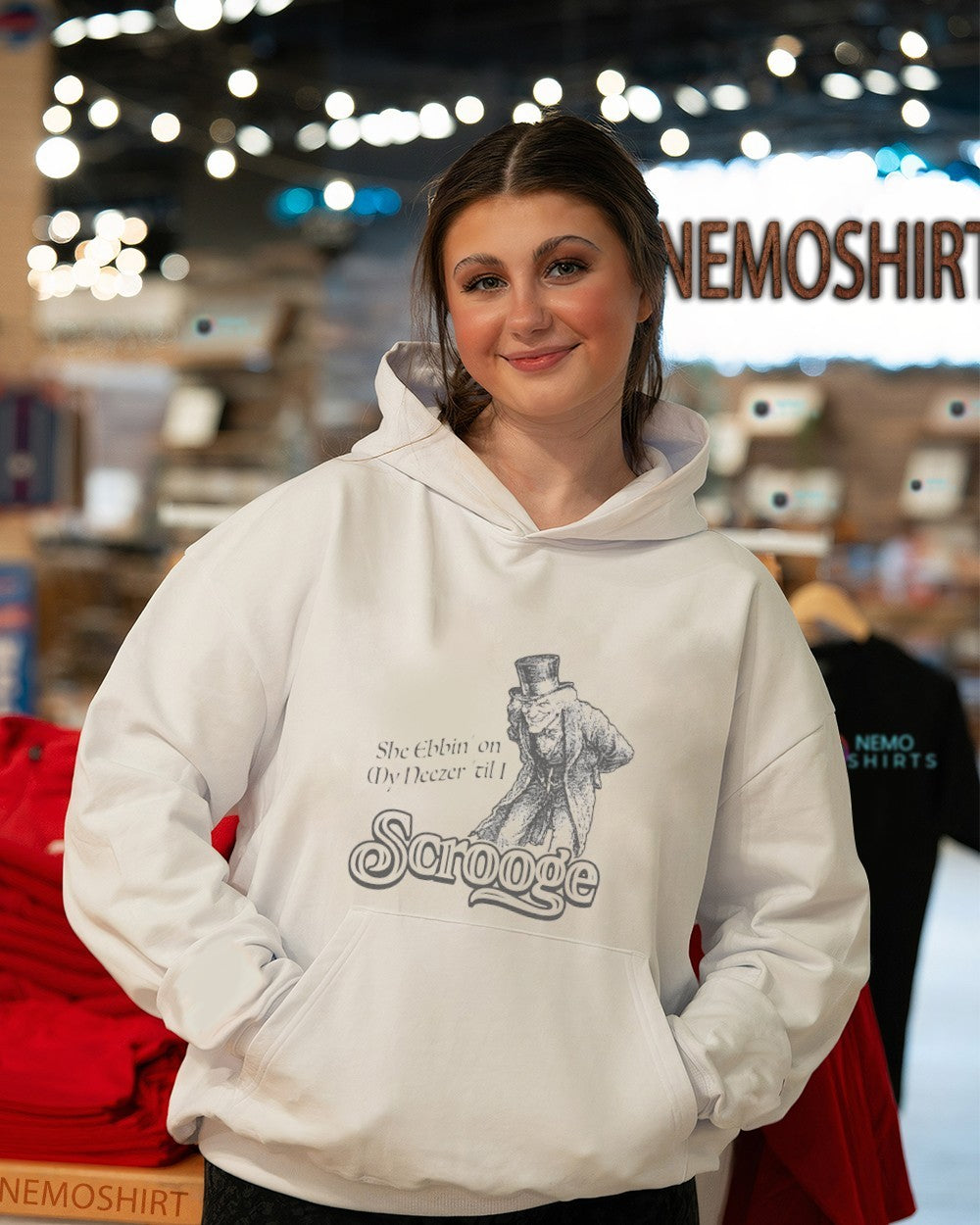 She ebbin' on my neezer til I scrooge Uncle Sam - Adult & Kids T-Shirts, Sweatshirts & Hoodies apparel design preview 3