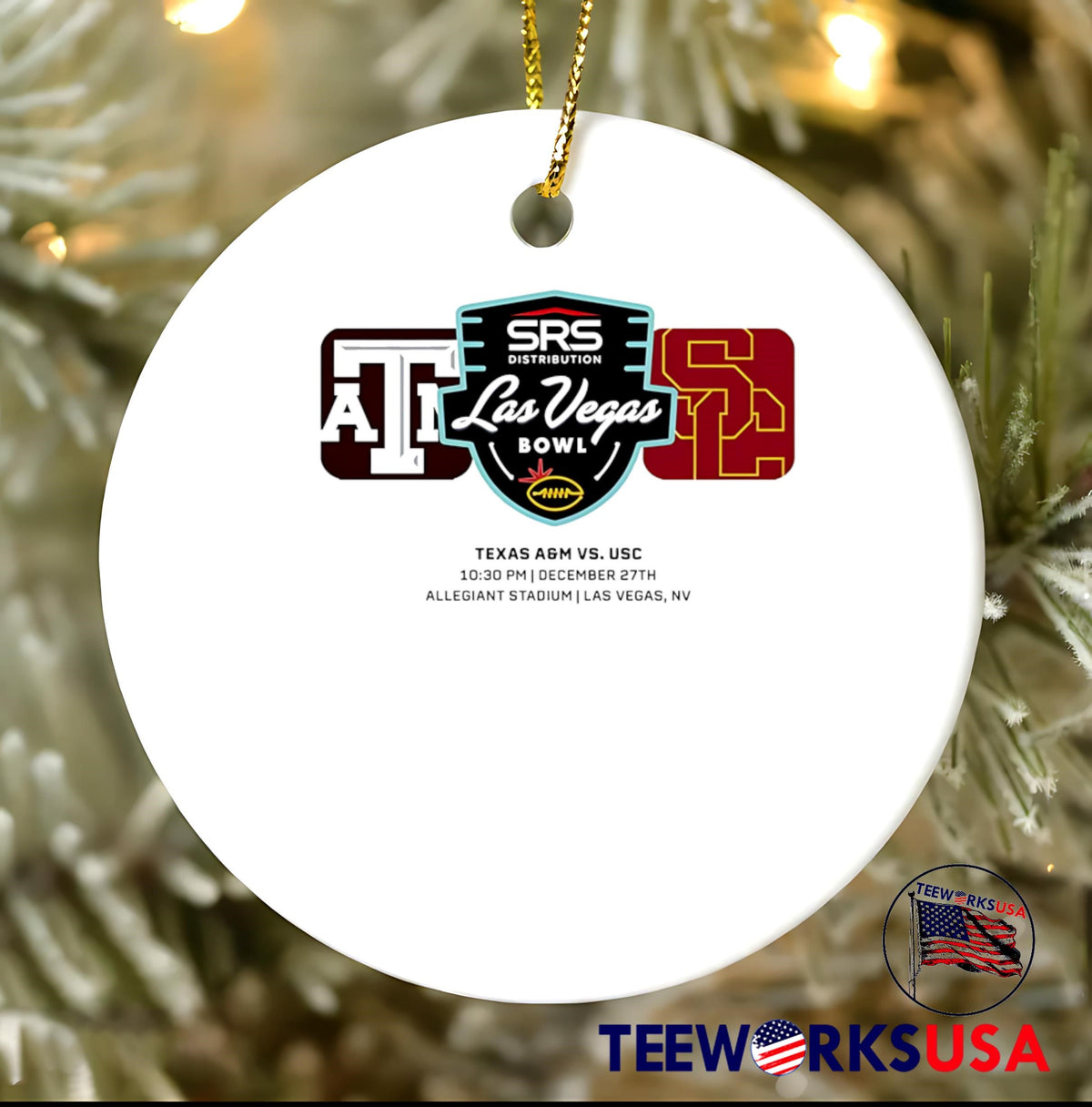 USC Trojans Vs Texas A&M Aggies 2024 Las Vegas Bowl - Adult & Kids T-Shirts, Sweatshirts & Hoodies apparel design preview 3
