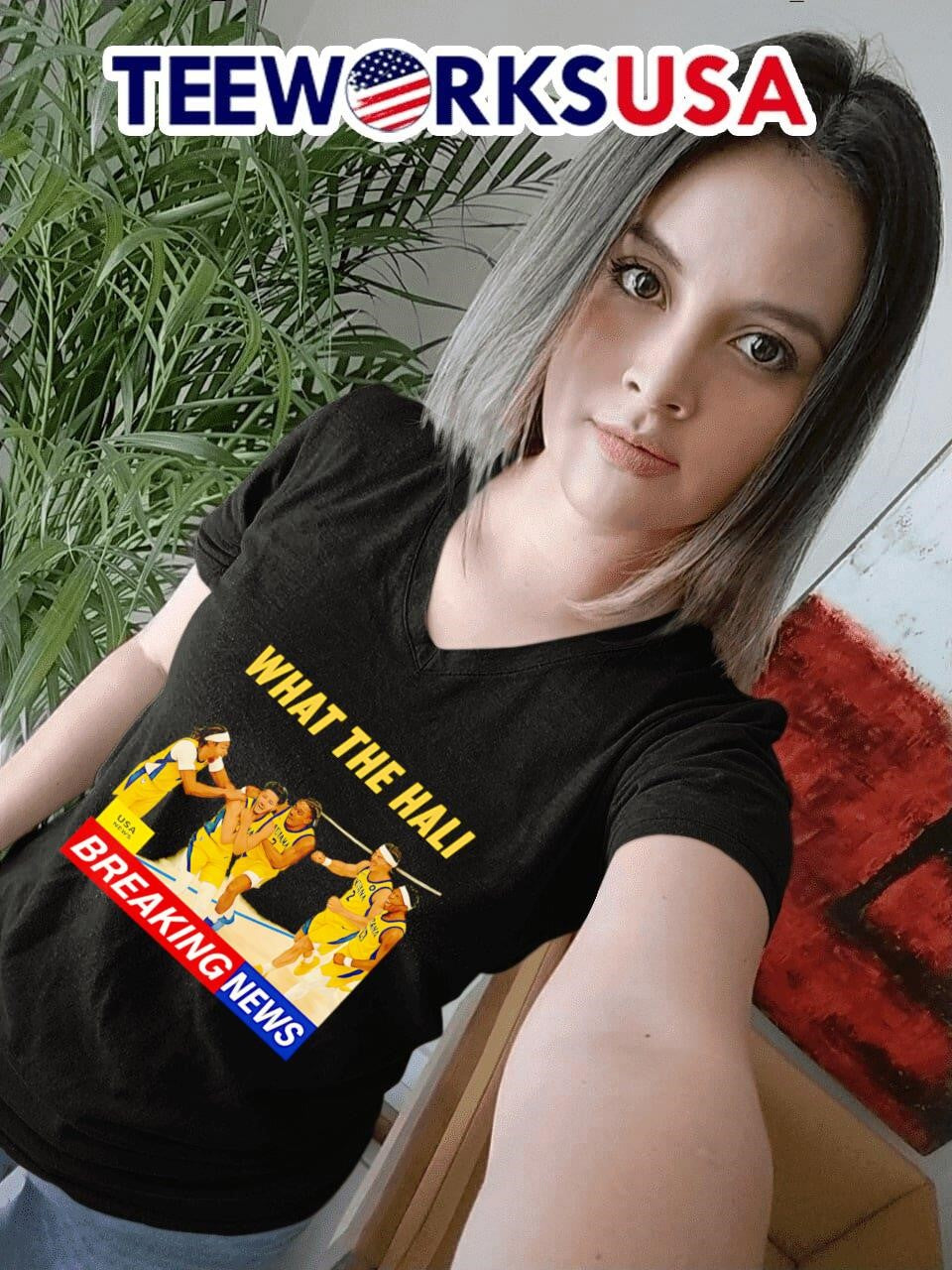 What the Hali Breaking News Indiana Pacers - Adult & Kids T-Shirts, Sweatshirts & Hoodies apparel design preview 7