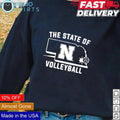 Nebraska the state of volleyball - Adult & Kids T-Shirts, Sweatshirts & Hoodies apparel design preview 1