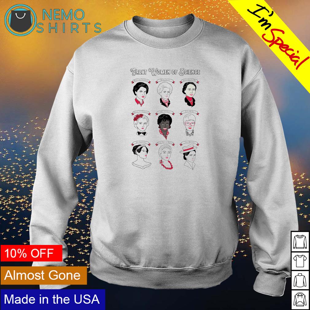 Great women of science - Adult & Kids T-Shirts, Sweatshirts & Hoodies apparel design preview 4