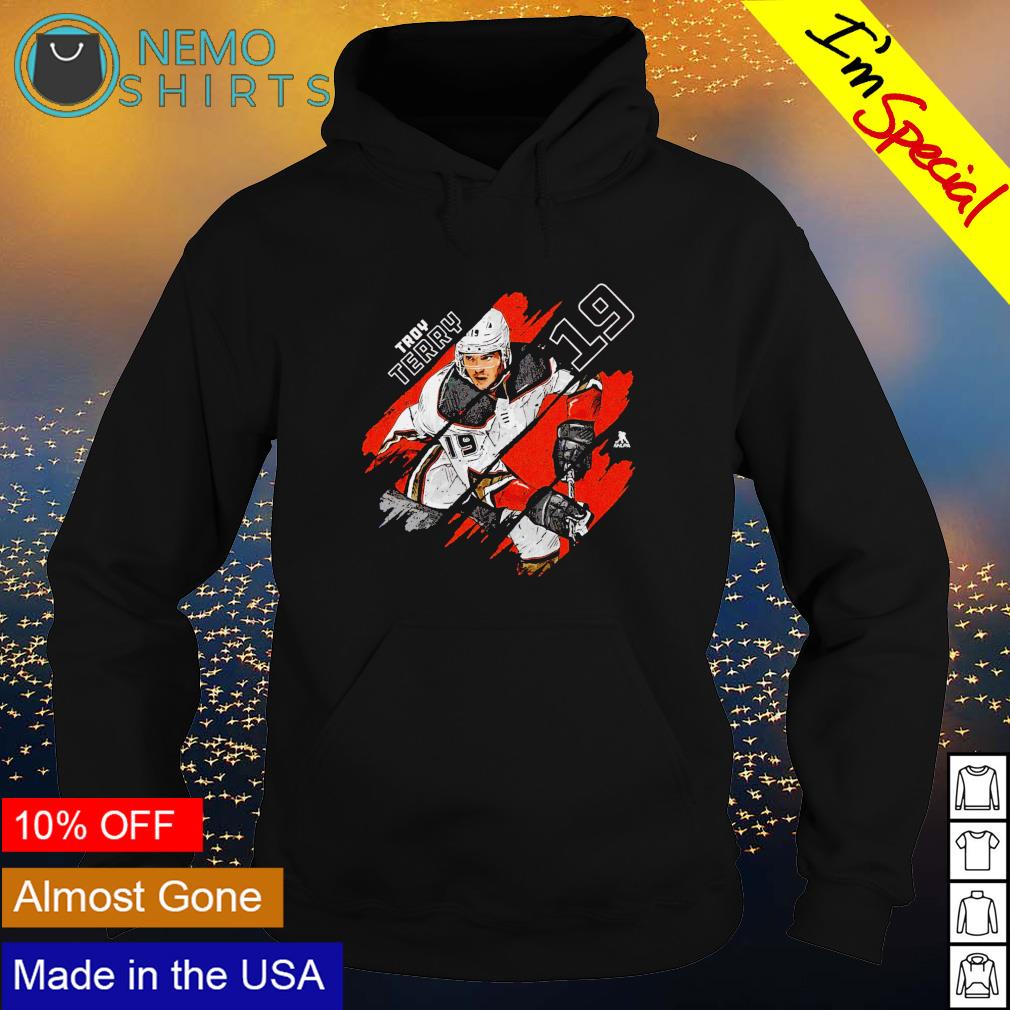 Anaheim Hockey Troy Terry stripes - Adult & Kids T-Shirts, Sweatshirts & Hoodies apparel design preview 2