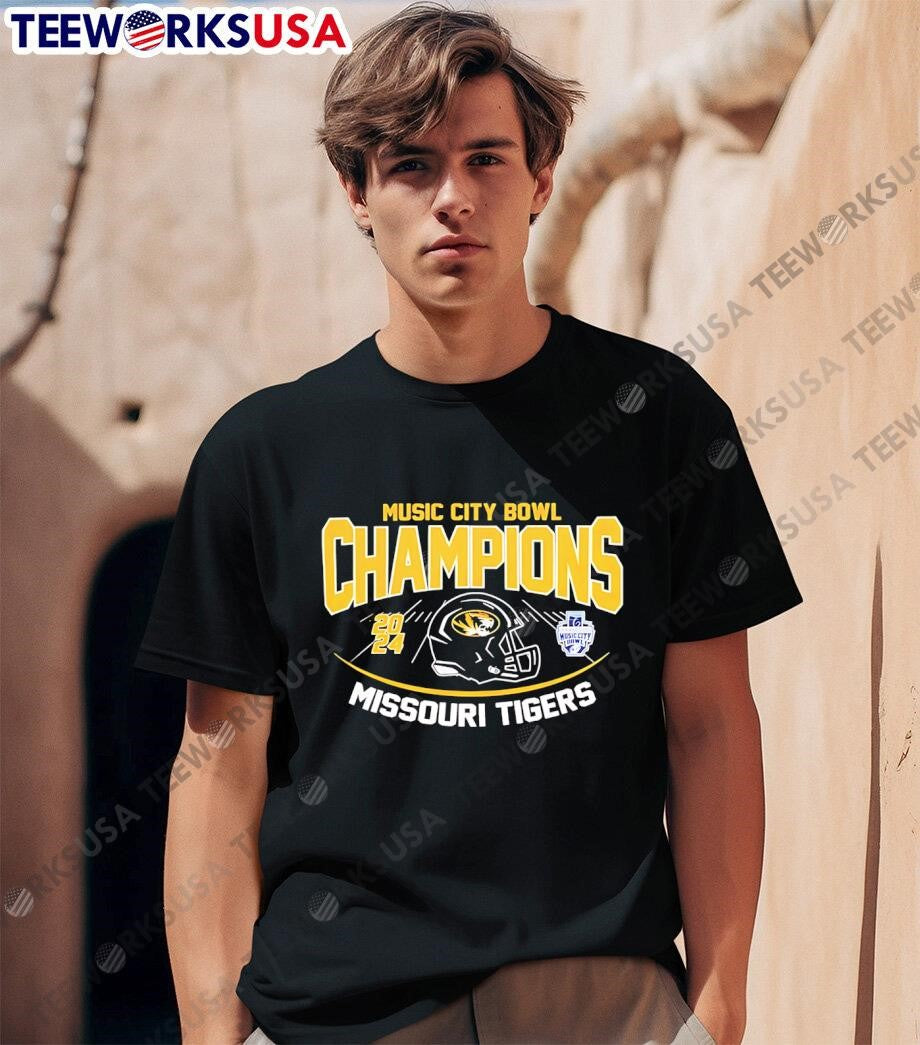 Mizzou Tigers Football 2024 Transperfect Music City - Adult & Kids T-Shirts, Sweatshirts & Hoodies apparel design preview 1