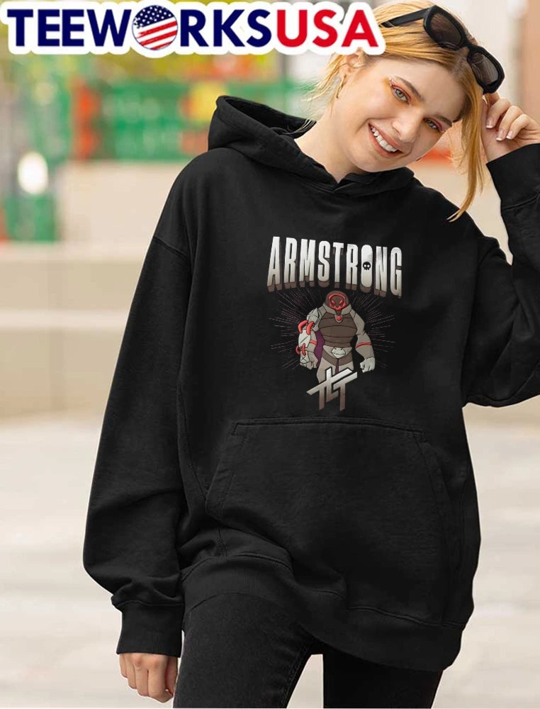 Living Tombstone Armstrong Cartoon Armored Robot - Adult & Kids T-Shirts, Sweatshirts & Hoodies apparel design preview 4