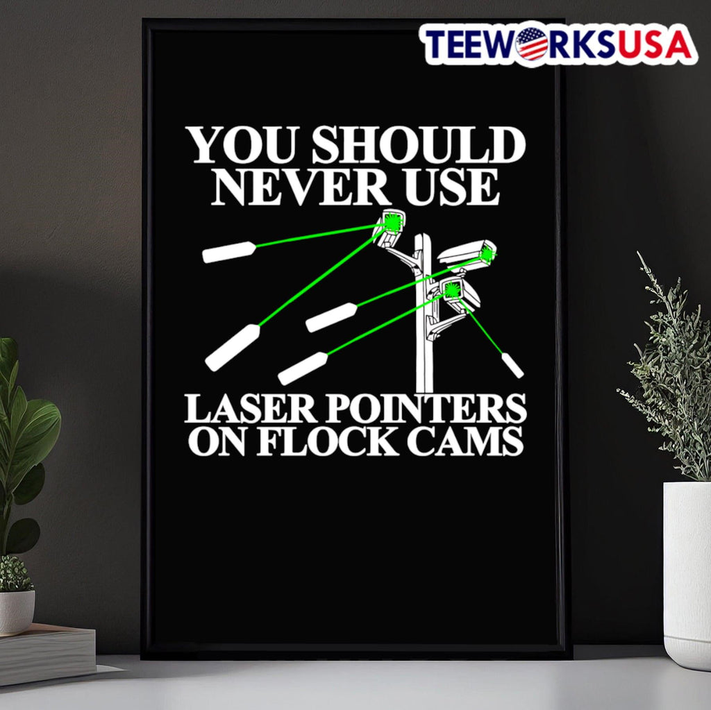 You Should Never Use Laser Pointers On Flock Cams - Adult & Kids T-Shirts, Sweatshirts & Hoodies apparel design preview 5