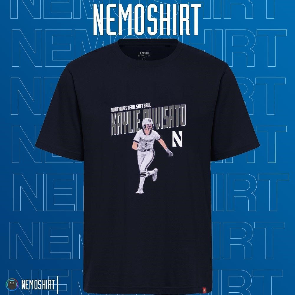 Kaylie Avvisato Northwestern Wildcats softball - Adult & Kids T-Shirts, Sweatshirts & Hoodies apparel design preview 1