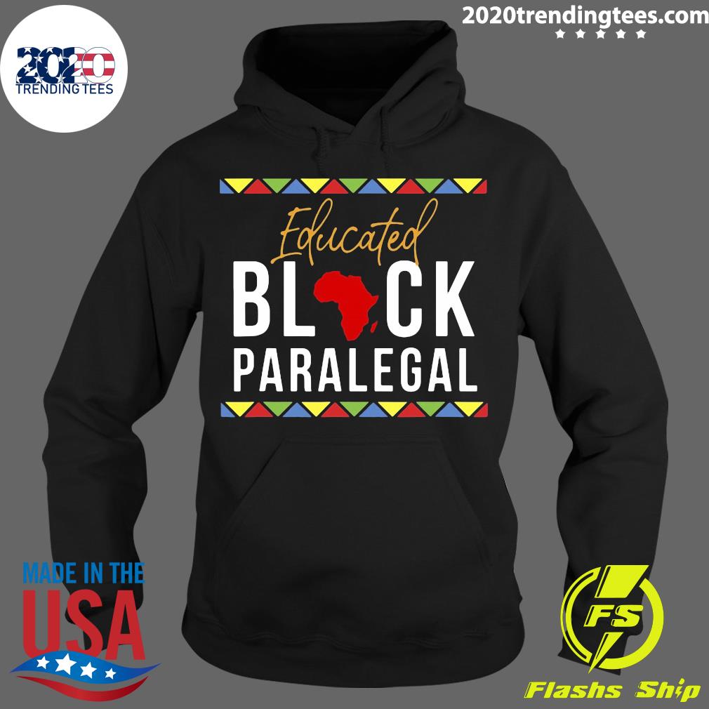 African American Educated Black Paralegal - Adult & Kids T-Shirts, Sweatshirts & Hoodies apparel design preview 2