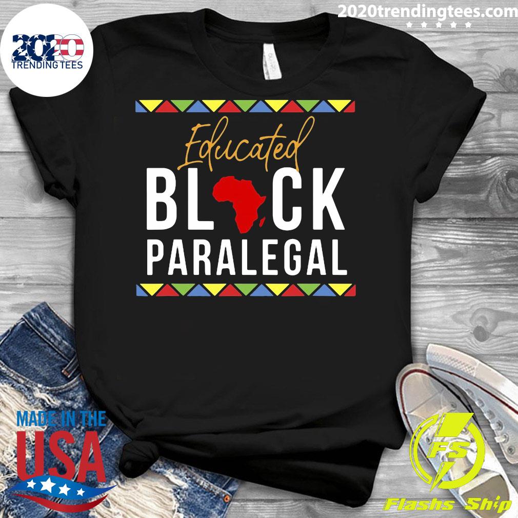 African American Educated Black Paralegal - Adult & Kids T-Shirts, Sweatshirts & Hoodies apparel design preview 3