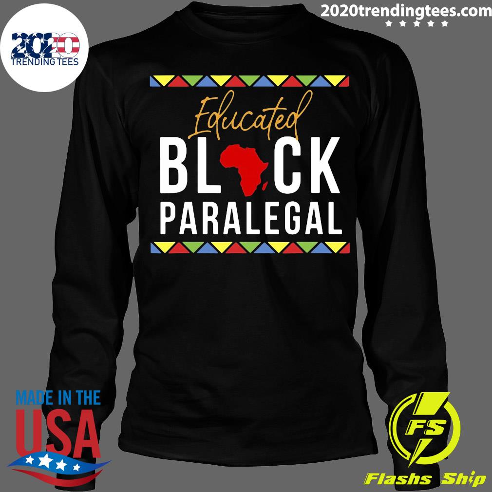 African American Educated Black Paralegal - Adult & Kids T-Shirts, Sweatshirts & Hoodies apparel design preview 4