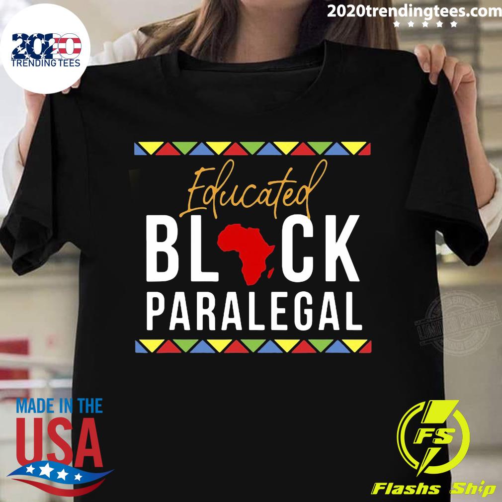 African American Educated Black Paralegal - Adult & Kids T-Shirts, Sweatshirts & Hoodies apparel design preview 1