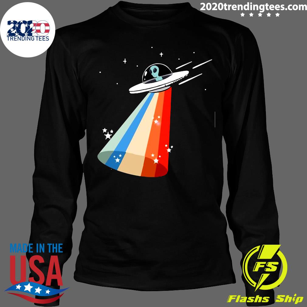Alien Abduction Ufo Extraterrestrial Flying Space - Adult & Kids T-Shirts, Sweatshirts & Hoodies apparel design preview 4