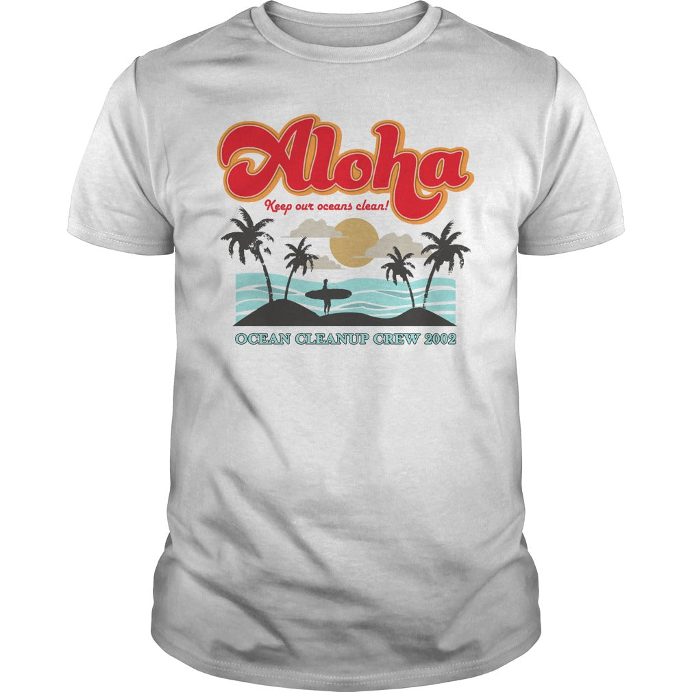 Aloha Keep Our Oceans Clean - Adult & Kids T-Shirts, Sweatshirts & Hoodies apparel design preview 1