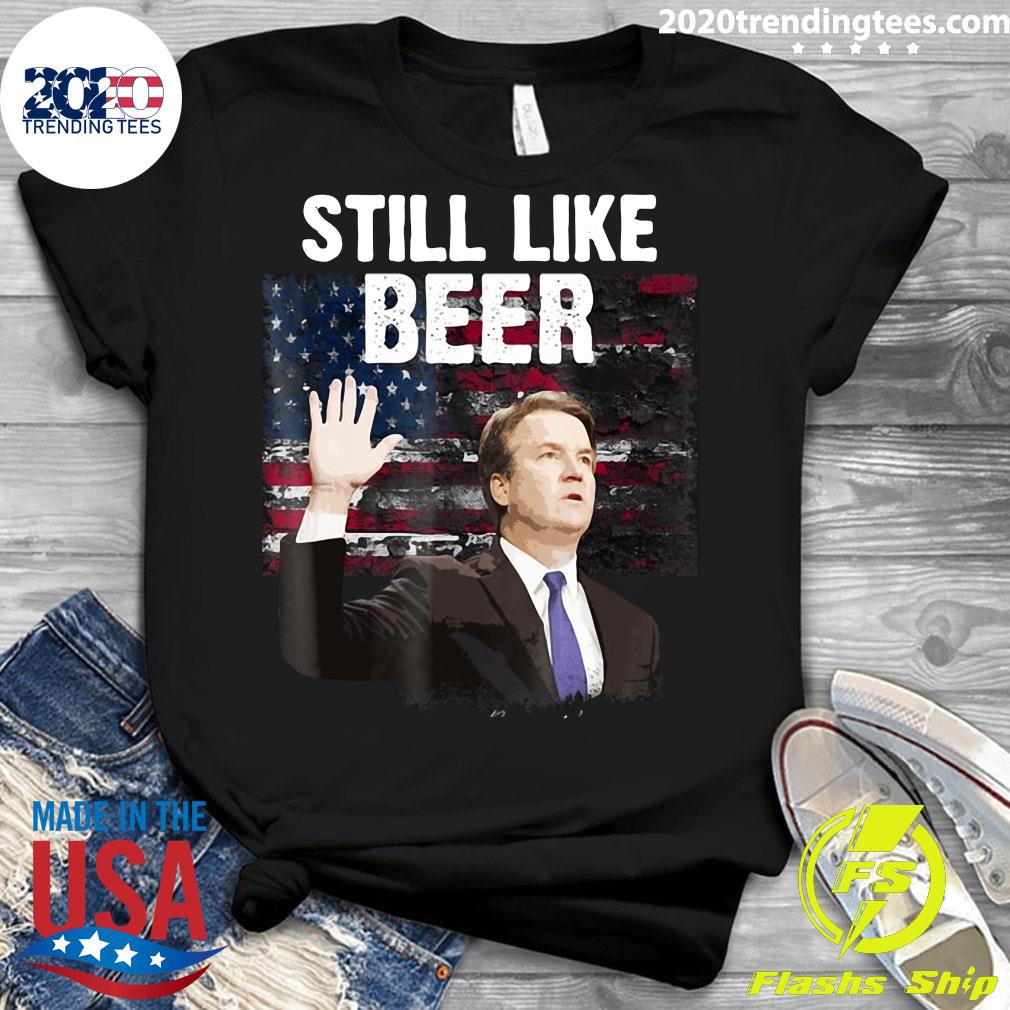 American Flag Kavanaugh Still Like Beer - Adult & Kids T-Shirts, Sweatshirts & Hoodies apparel design preview 3