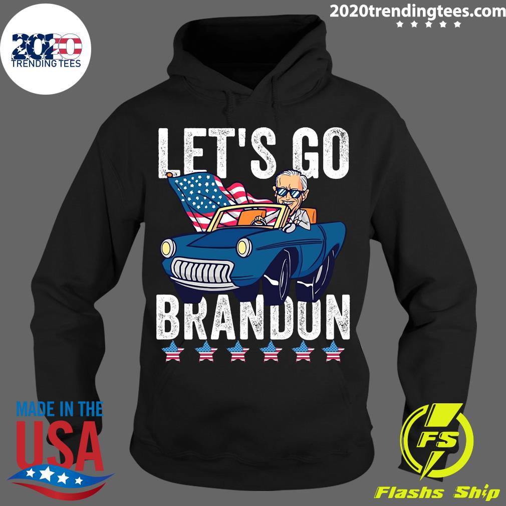 American Flag pumpkin Let's Go Brandon - Adult & Kids T-Shirts, Sweatshirts & Hoodies apparel design preview 2