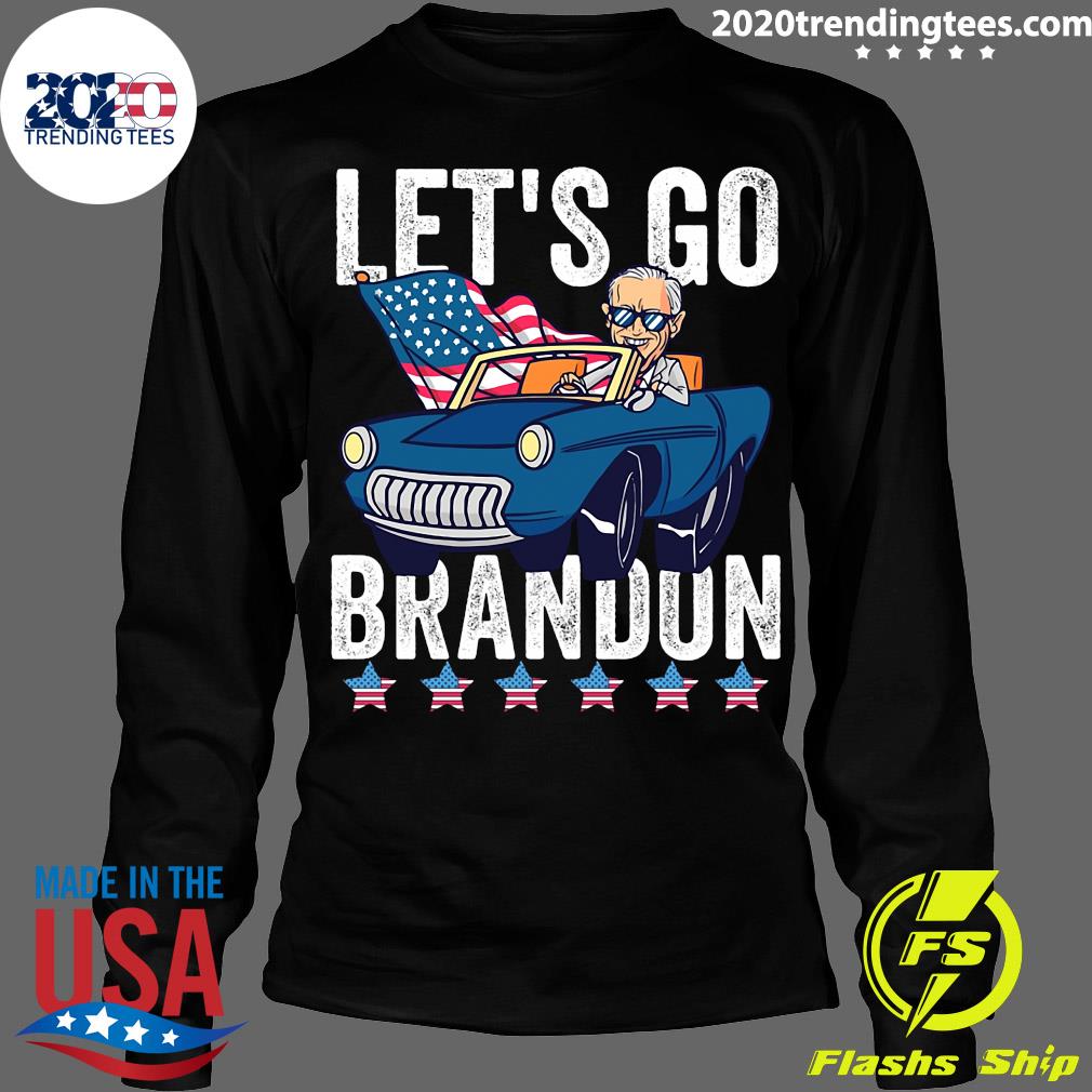 American Flag pumpkin Let's Go Brandon - Adult & Kids T-Shirts, Sweatshirts & Hoodies apparel design preview 4