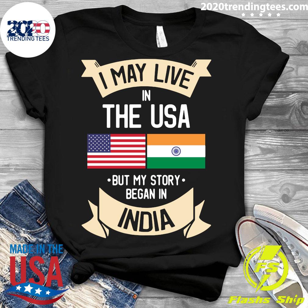 American Flag Uad Indian India Gift Roots - Adult & Kids T-Shirts, Sweatshirts & Hoodies apparel design preview 3