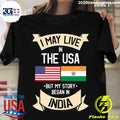 American Flag Uad Indian India Gift Roots - Adult & Kids T-Shirts, Sweatshirts & Hoodies apparel design preview 1