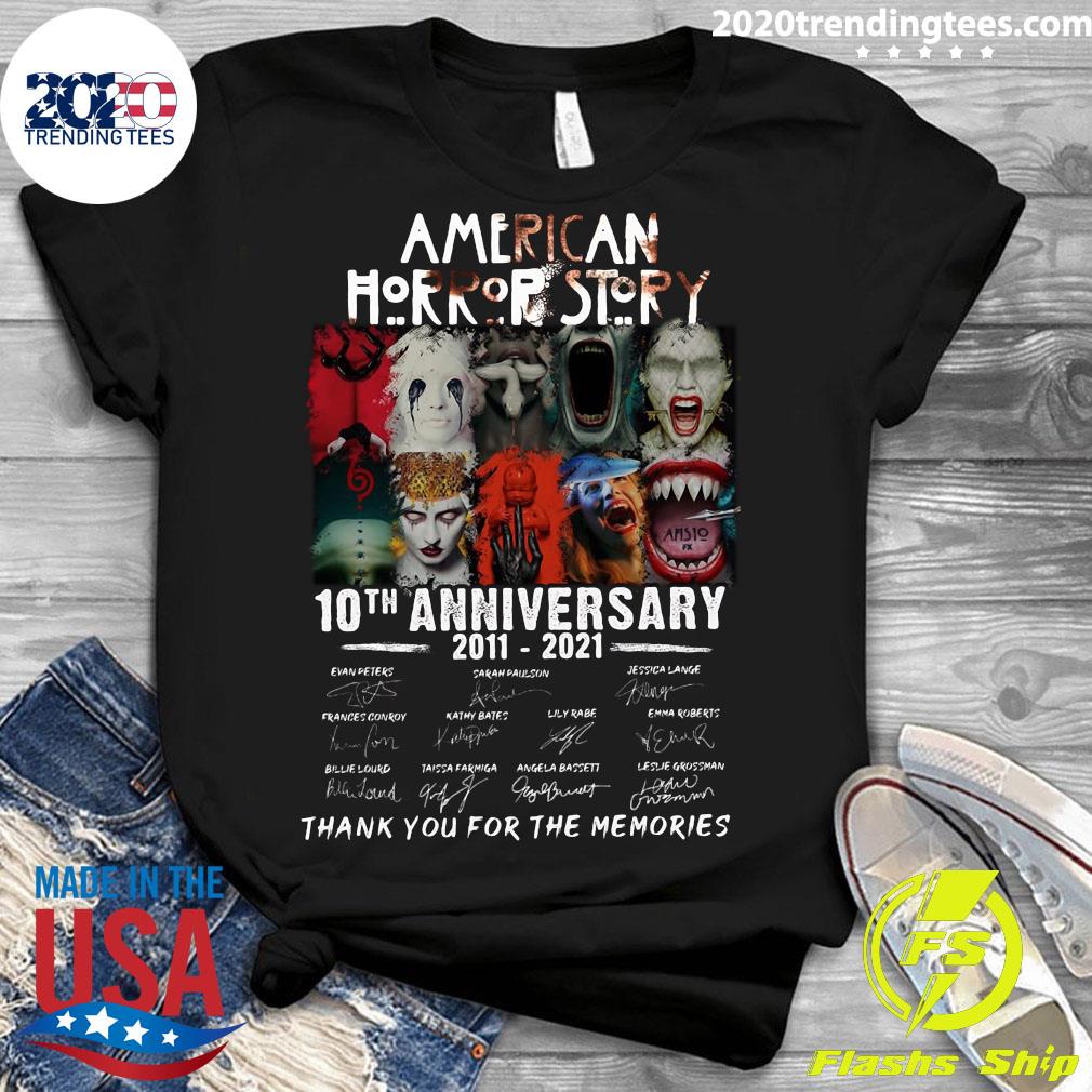 American Horror Story 10th Anniversary 2011-2021 - Adult & Kids T-Shirts, Sweatshirts & Hoodies apparel design preview 3