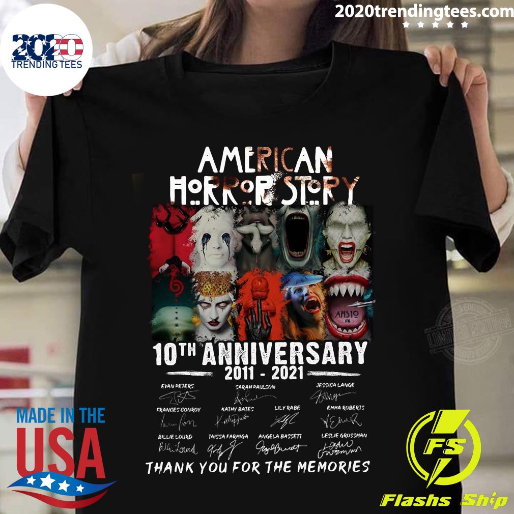 American Horror Story 10th Anniversary 2011-2021 - Adult & Kids T-Shirts, Sweatshirts & Hoodies apparel design preview 1