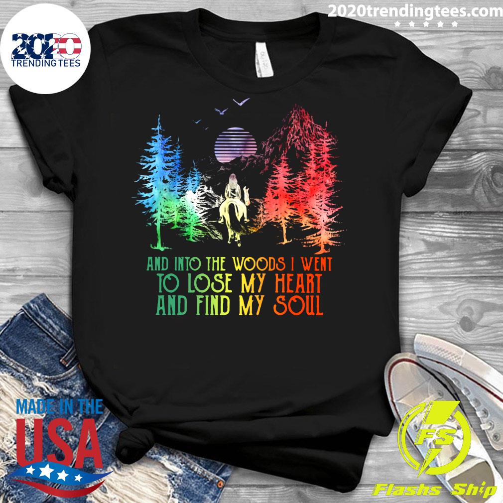 And Into The Forest I Go To Lose My Heart Find Soul - Adult & Kids T-Shirts, Sweatshirts & Hoodies apparel design preview 3