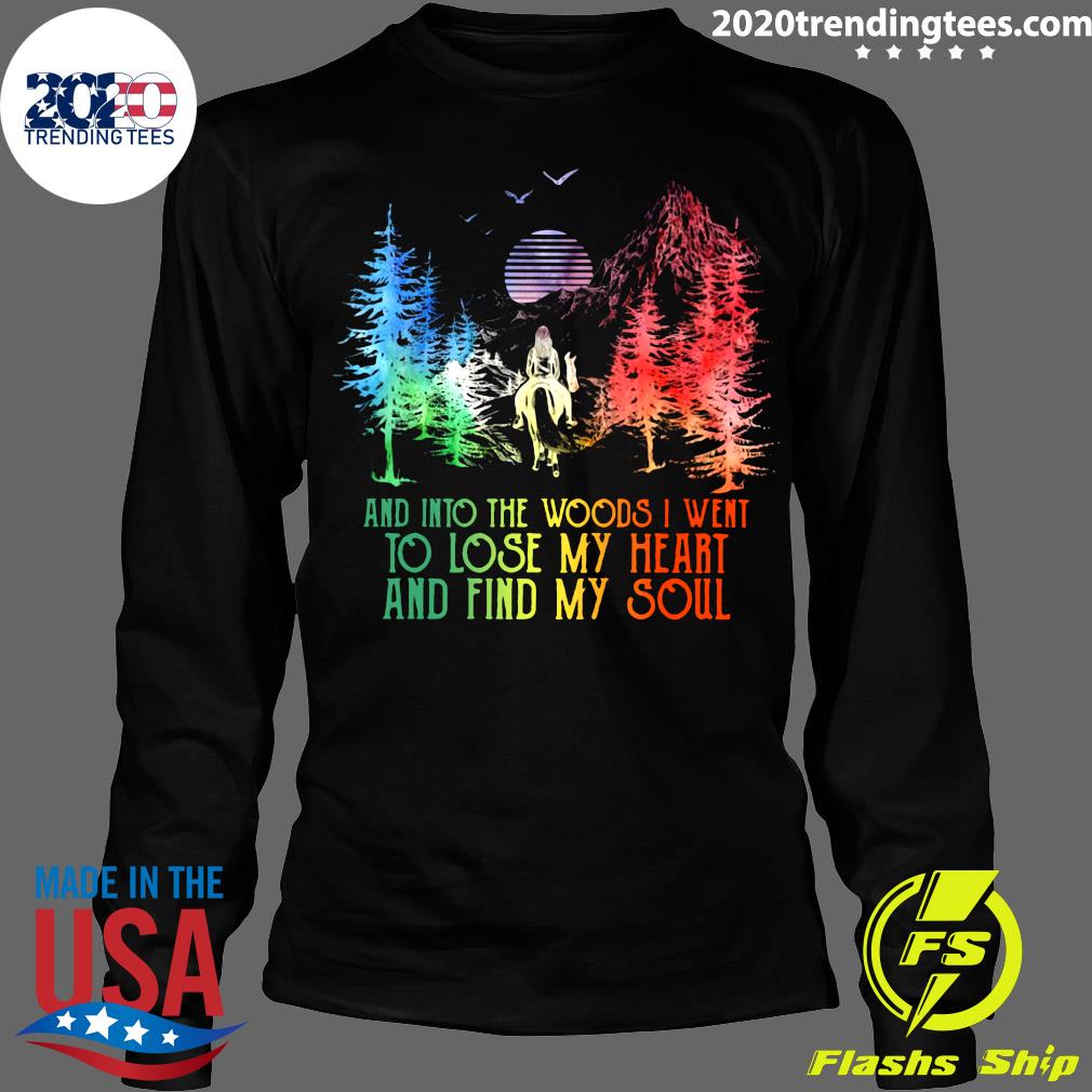 And Into The Forest I Go To Lose My Heart Find Soul - Adult & Kids T-Shirts, Sweatshirts & Hoodies apparel design preview 4