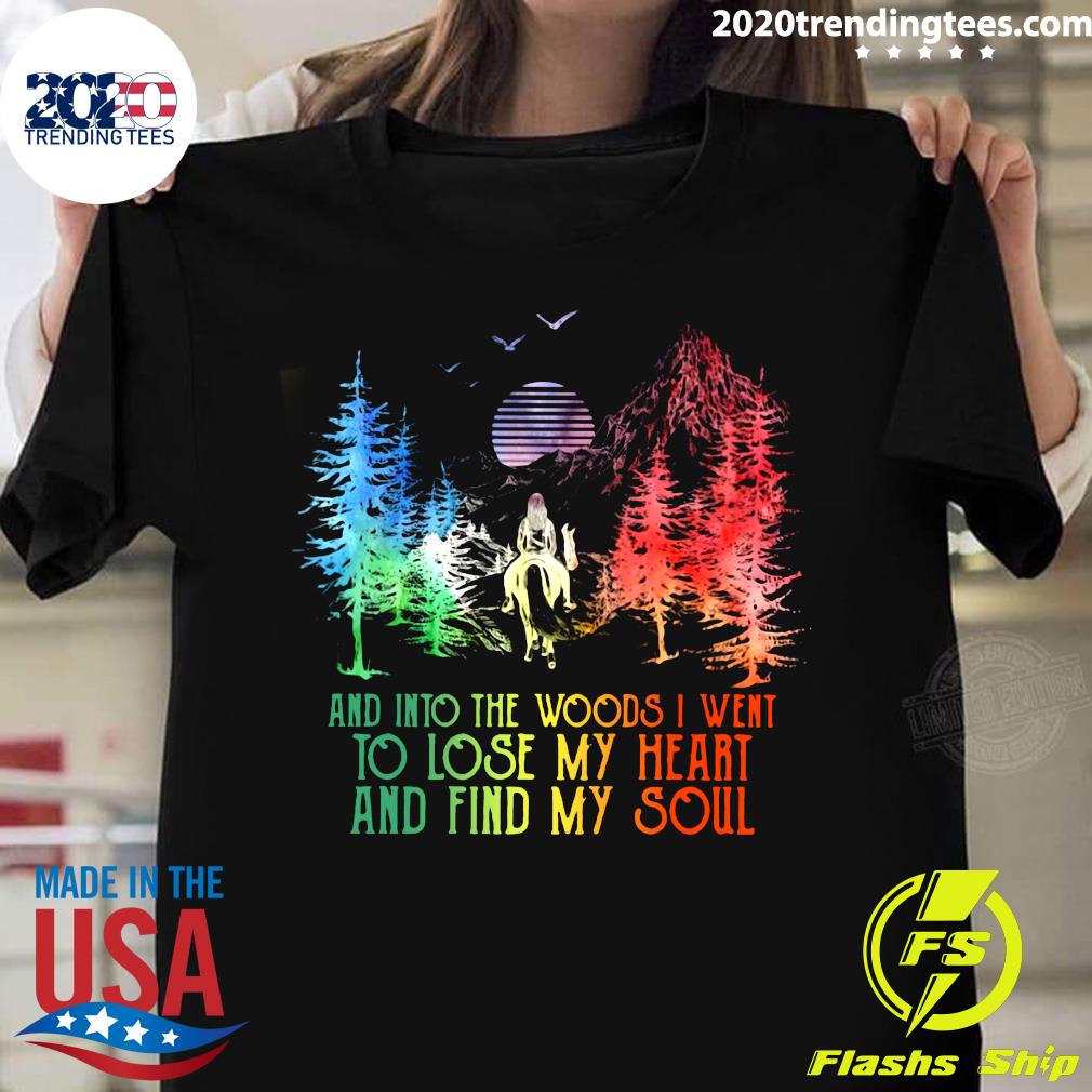And Into The Forest I Go To Lose My Heart Find Soul - Adult & Kids T-Shirts, Sweatshirts & Hoodies apparel design preview 1