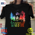 And Into The Forest I Go To Lose My Heart Find Soul - Adult & Kids T-Shirts, Sweatshirts & Hoodies apparel design preview 1