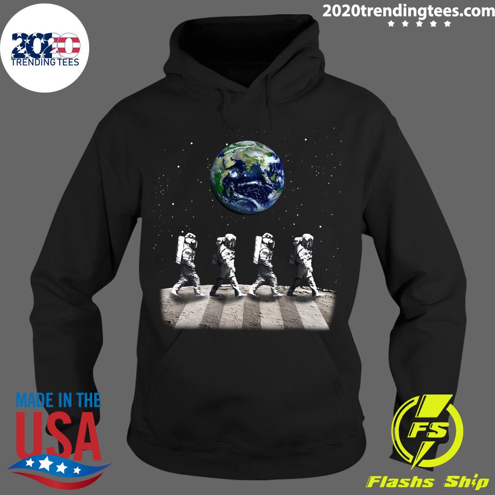 Astronaut Walk On The Moon - Adult & Kids T-Shirts, Sweatshirts & Hoodies apparel design preview 2