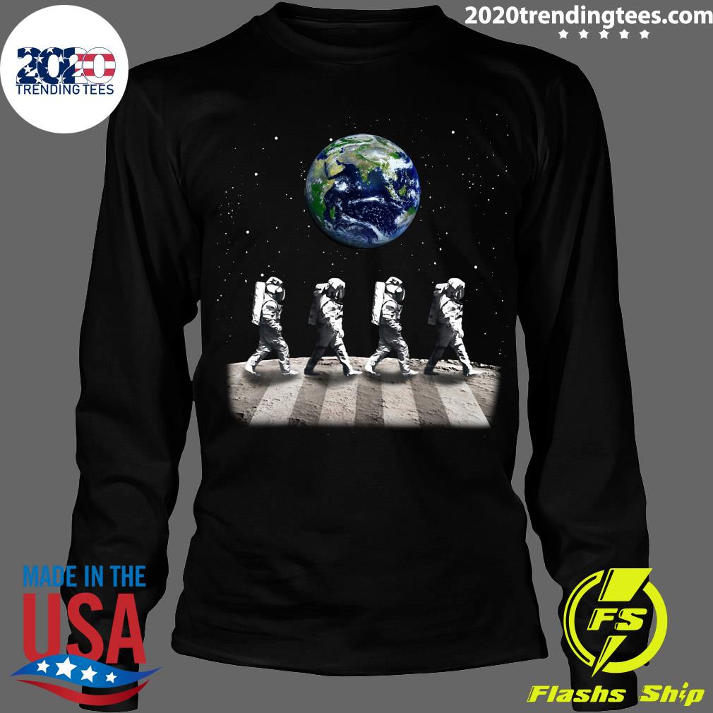 Astronaut Walk On The Moon - Adult & Kids T-Shirts, Sweatshirts & Hoodies apparel design preview 4