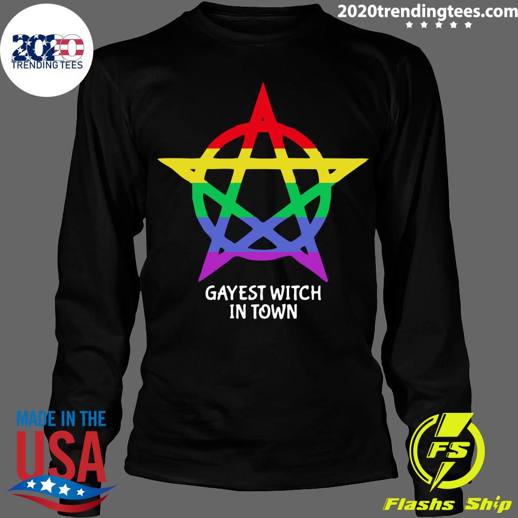Awesome Gayest Witch In Town - Adult & Kids T-Shirts, Sweatshirts & Hoodies apparel design preview 4