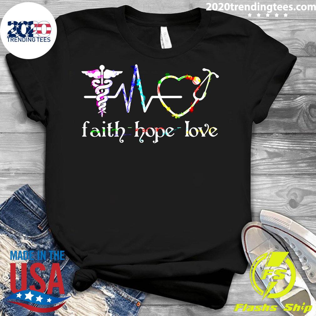 Awesome Medical Assistant Faith Hope Love - Adult & Kids T-Shirts, Sweatshirts & Hoodies apparel design preview 3
