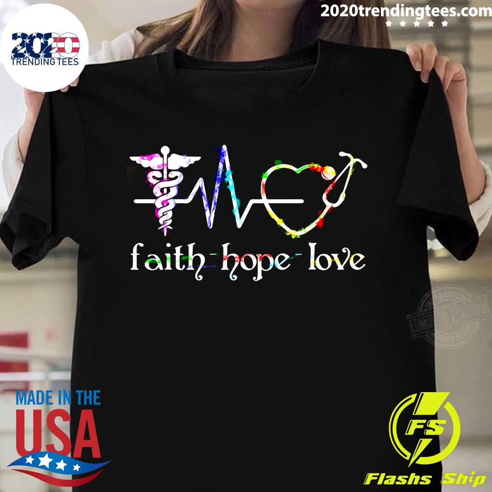 Awesome Medical Assistant Faith Hope Love - Adult & Kids T-Shirts, Sweatshirts & Hoodies apparel design preview 1