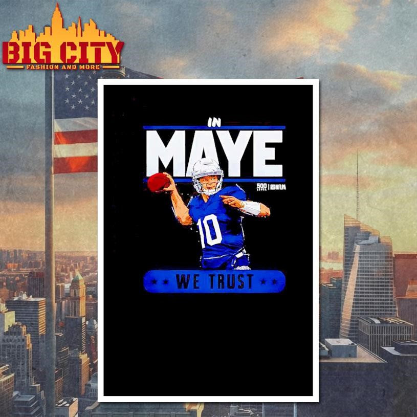 In Drake Maye New England Trust - Adult & Kids T-Shirts, Sweatshirts & Hoodies apparel design preview 4