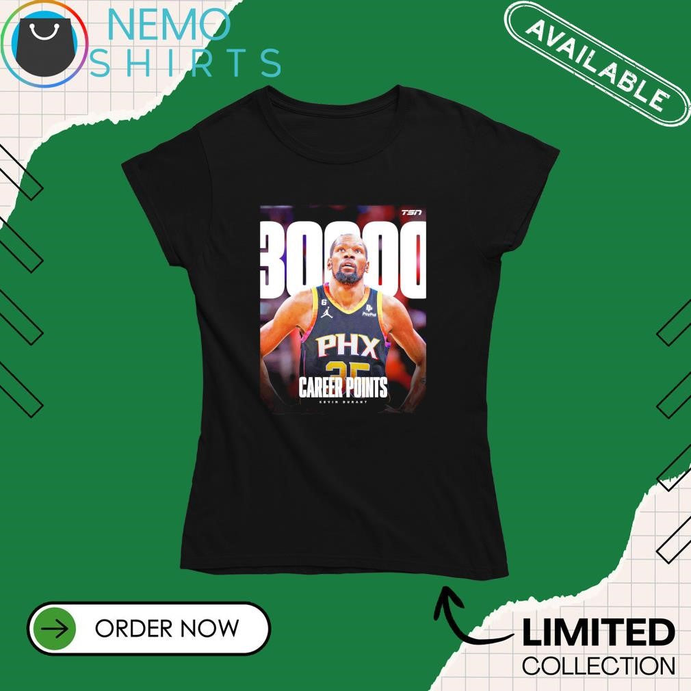 Phoenix Suns Kevin Durant 3000 career points - Adult & Kids T-Shirts, Sweatshirts & Hoodies apparel design preview 4