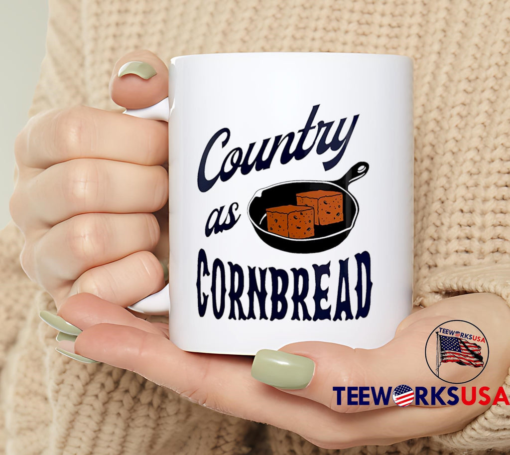 Country As Cornbread - Adult & Kids T-Shirts, Sweatshirts & Hoodies apparel design preview 6