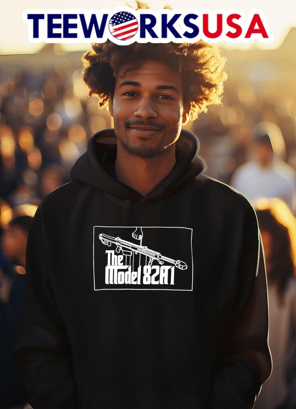 The Model 82A1 Godfather - Adult & Kids T-Shirts, Sweatshirts & Hoodies apparel design preview 2