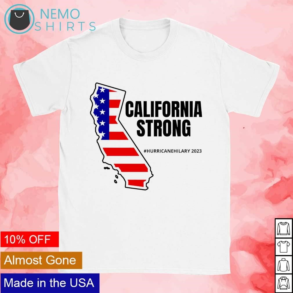 California strong hurricane Hilary 2023 map - Adult & Kids T-Shirts, Sweatshirts & Hoodies apparel design preview 1