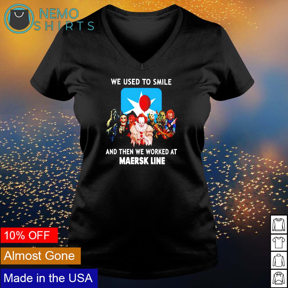 Horror Halloween we used to smile and then worked at - Adult & Kids T-Shirts, Sweatshirts & Hoodies apparel design preview 5