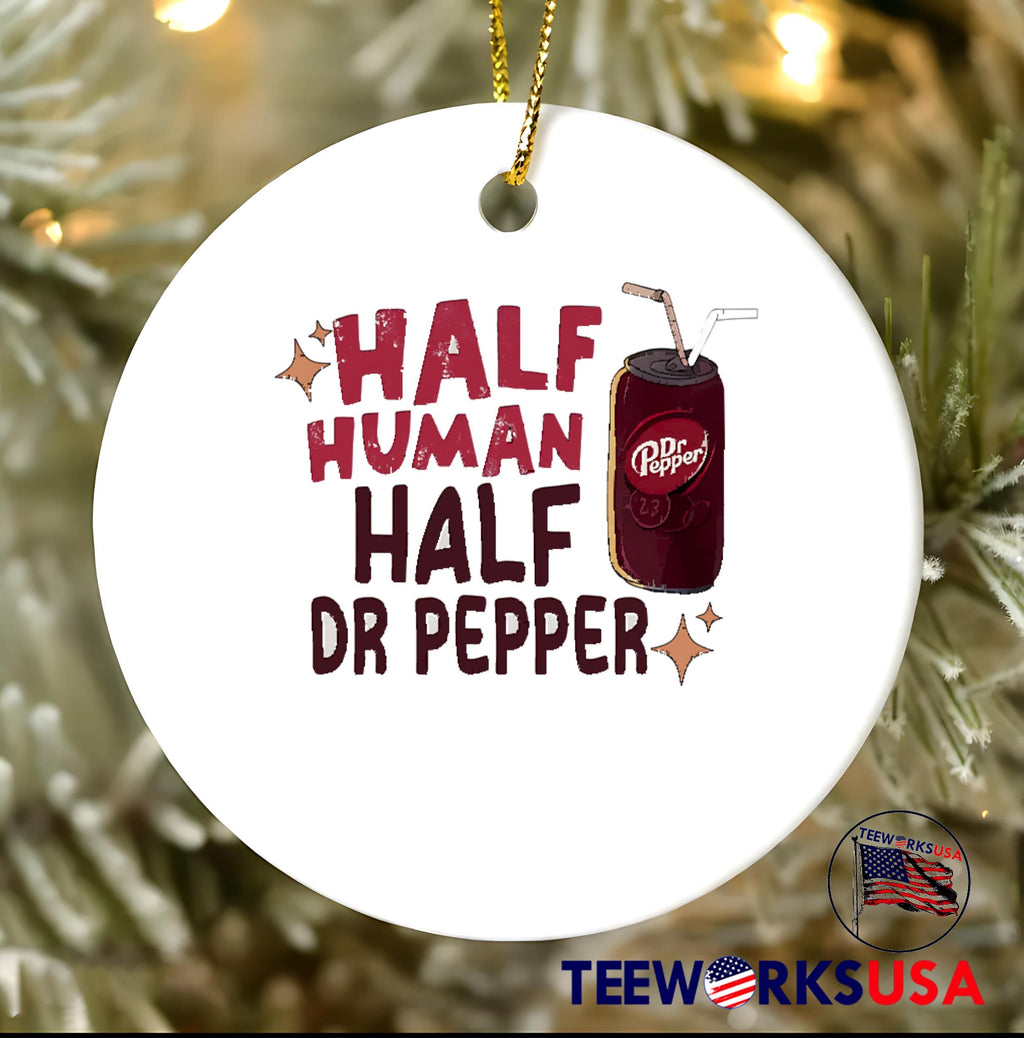 Half Human Dr Pepper - Adult & Kids T-Shirts, Sweatshirts & Hoodies apparel design preview 3