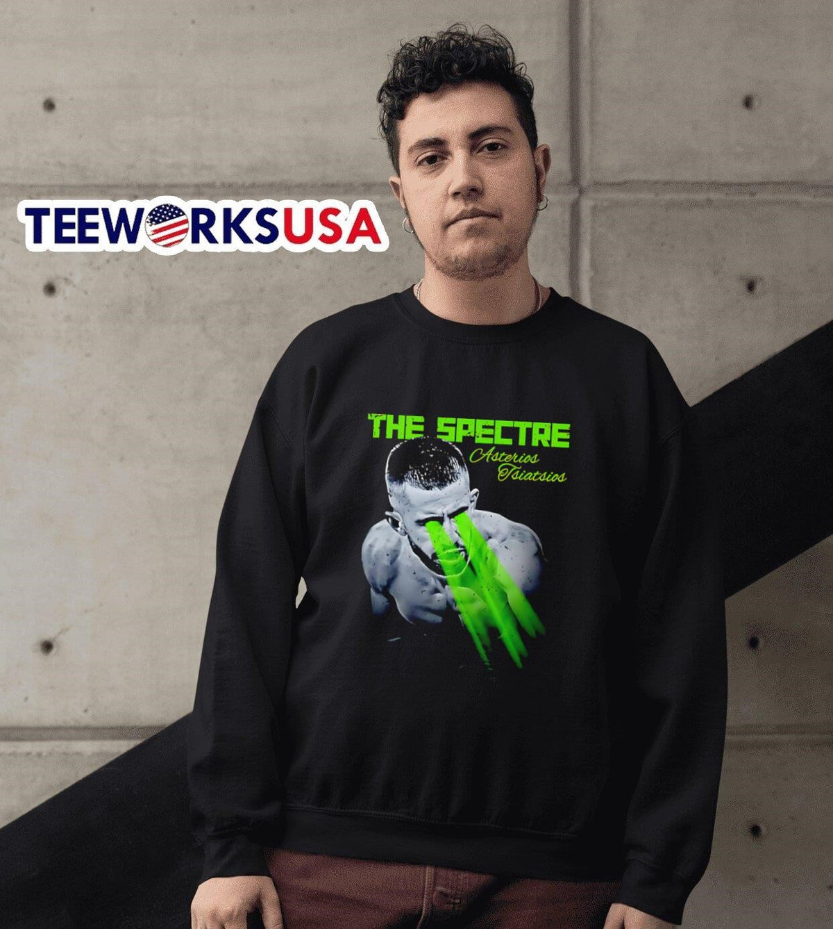 The Spectre Asterios Tsiatsios - Adult & Kids T-Shirts, Sweatshirts & Hoodies apparel design preview 6
