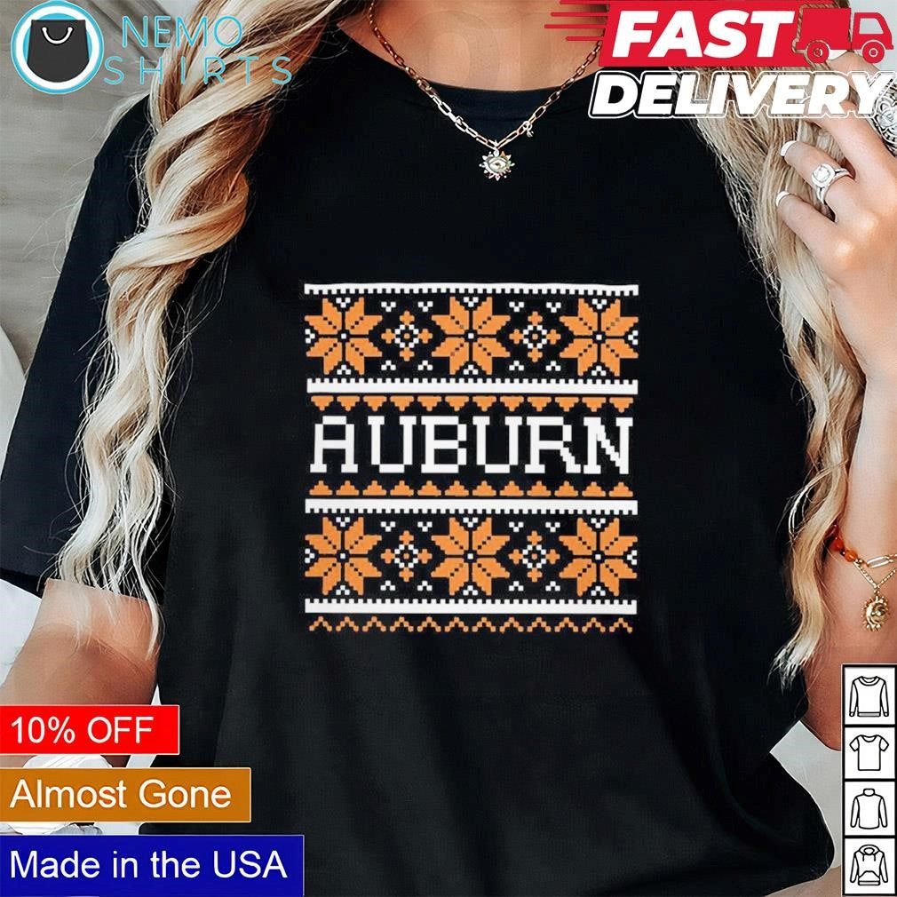Auburn holiday ugly Christmas - Adult & Kids T-Shirts, Sweatshirts & Hoodies apparel design preview 1