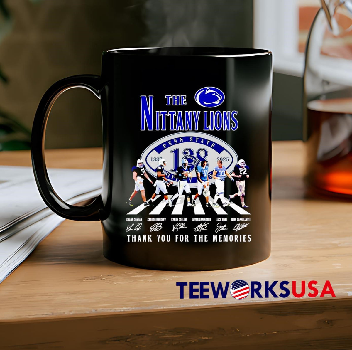 The Nittany Lions 138 Years 1887-2025 Abbey Road - Adult & Kids T-Shirts, Sweatshirts & Hoodies apparel design preview 2