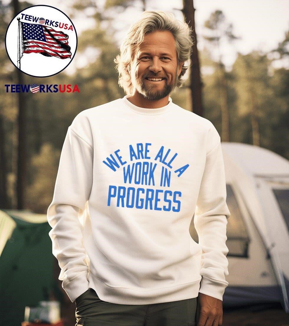 AFSP we are all a work in progress - Adult & Kids T-Shirts, Sweatshirts & Hoodies apparel design preview 3