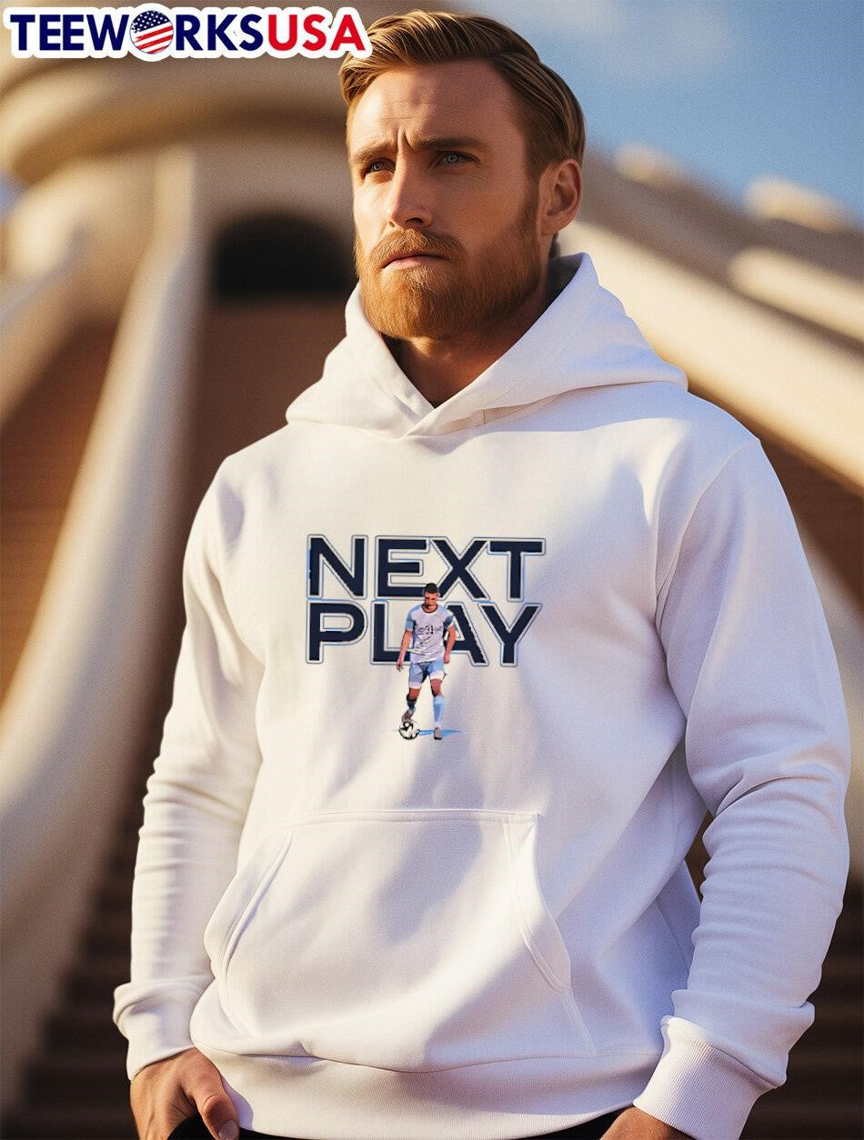 Next play soccer - Adult & Kids T-Shirts, Sweatshirts & Hoodies apparel design preview 2