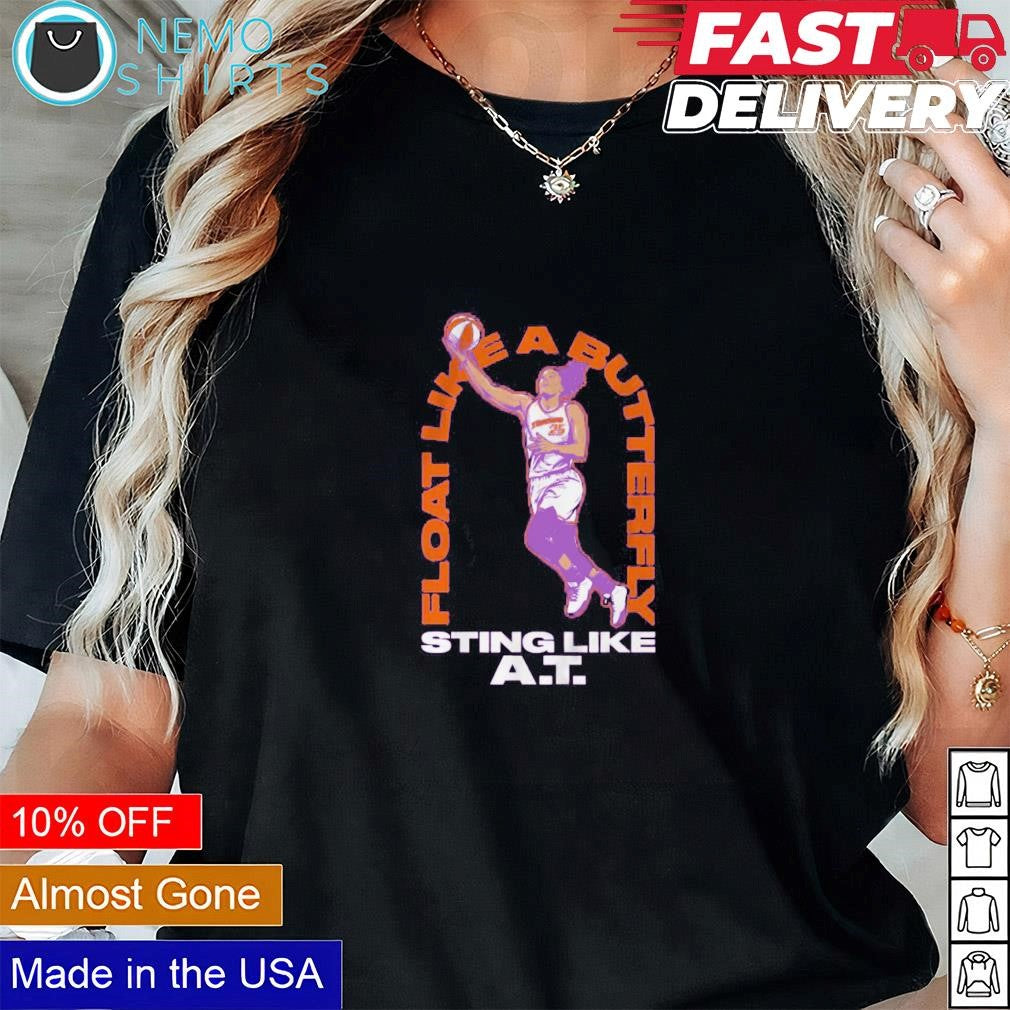 Sting Like AT float a butterfly Alyssa Thomas Phoenix - Adult & Kids T-Shirts, Sweatshirts & Hoodies apparel design preview 1
