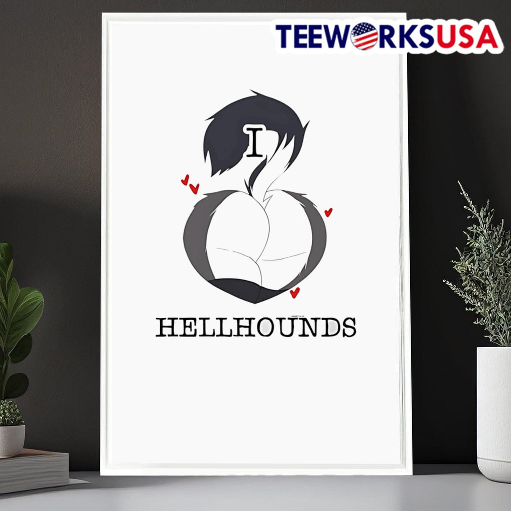 I heart Hellhounds - Adult & Kids T-Shirts, Sweatshirts & Hoodies apparel design preview 6